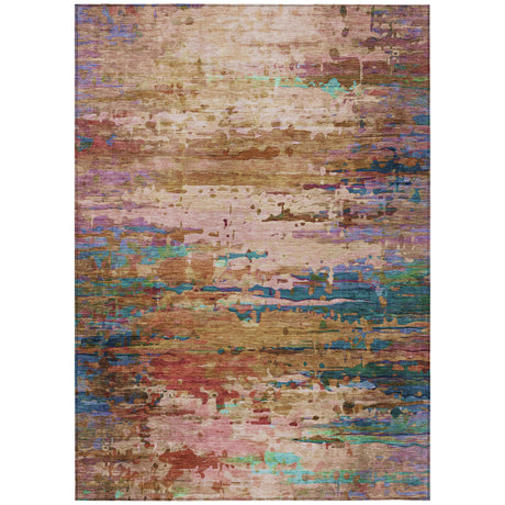 Addison Chantille ACN2035 Abstract Machine Made Transitional Sage Rug