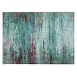 Addison Chantille ACN2035 Abstract Machine Made Transitional Teal Rug