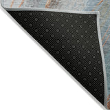 Addison Chantille ACN2036 Swirls Machine Made Transitional Blue Rug