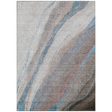 Addison Chantille ACN2036 Swirls Machine Made Transitional Brown Rug