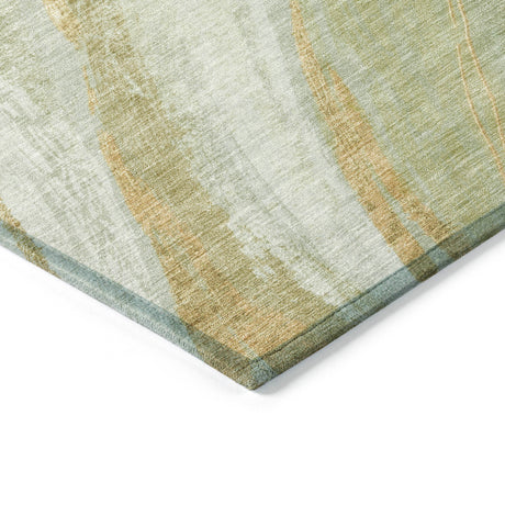 Addison Chantille ACN2036 Swirls Machine Made Transitional Sage Rug