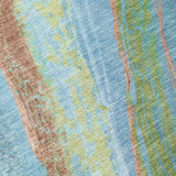 Addison Chantille ACN2037 Swirls Machine Made Transitional Blue Rug