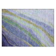 Addison Chantille ACN2037 Swirls Machine Made Transitional Purple Rug