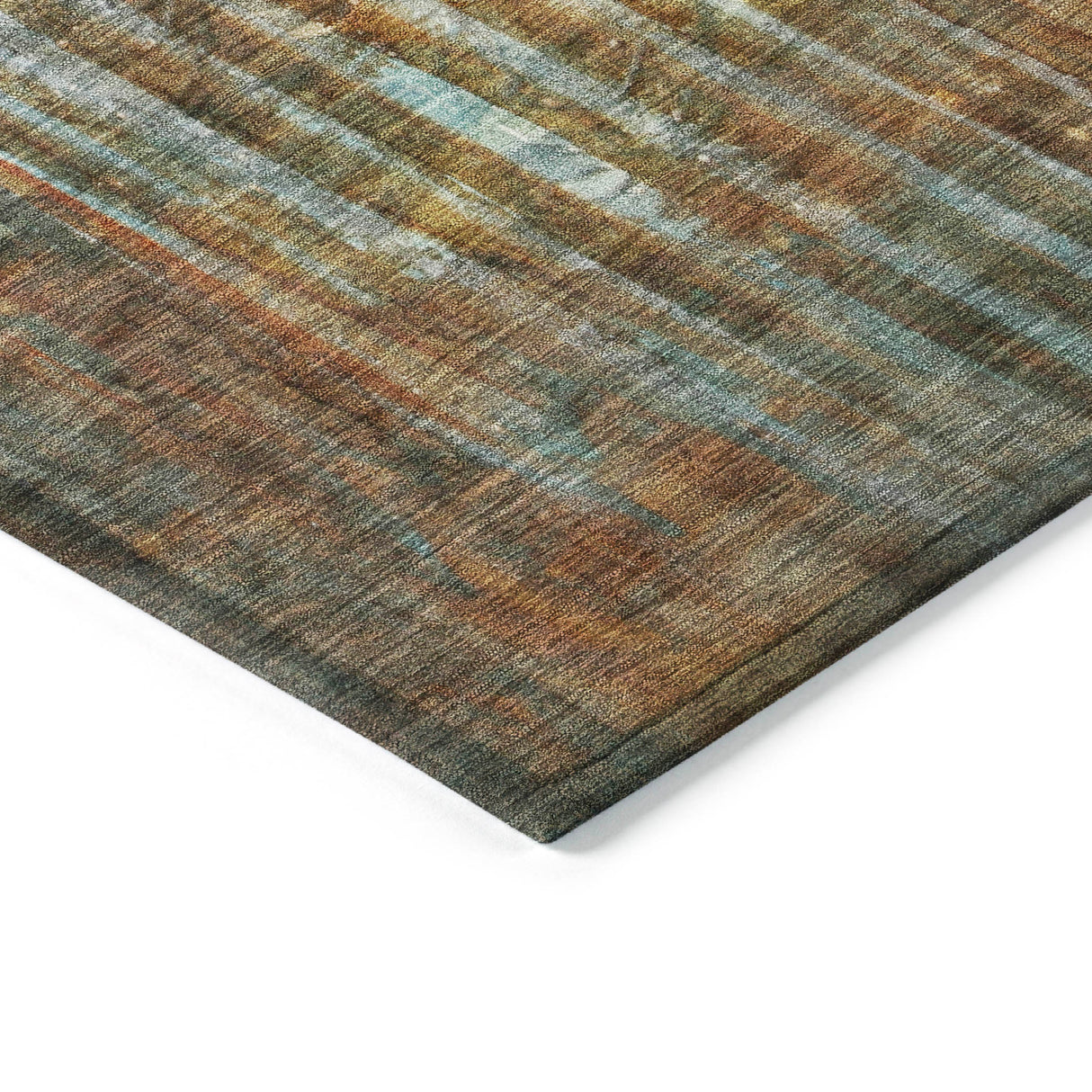 Addison Chantille ACN2038 Abstract Machine Made Transitional Paprika Rug