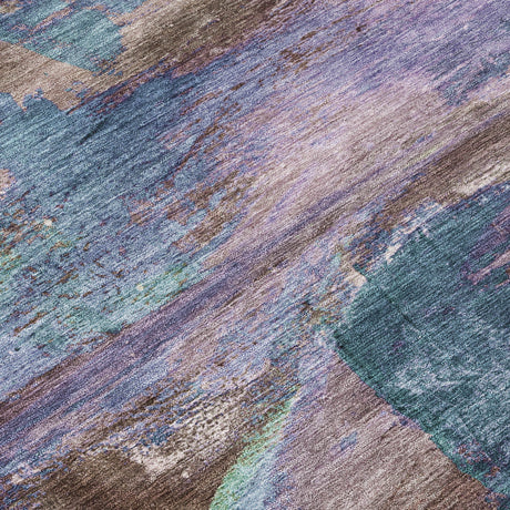 Addison Chantille ACN2040 Abstract Machine Made Transitional Mocha Rug