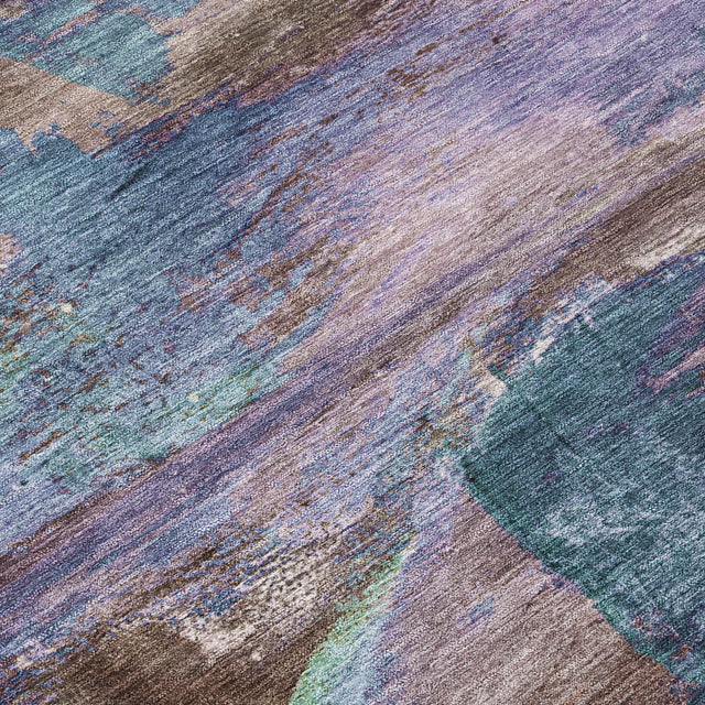 Addison Chantille ACN2040 Abstract Machine Made Transitional Mocha Rug