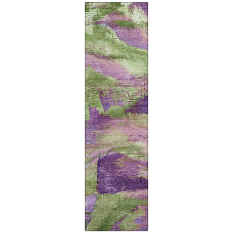 Addison Chantille ACN2040 Abstract Machine Made Transitional Purple Rug