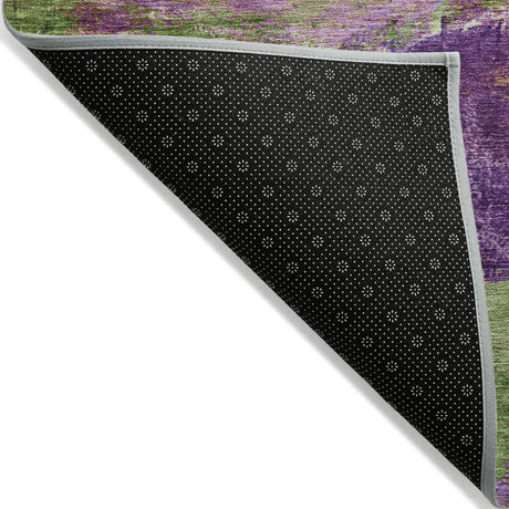 Addison Chantille ACN2040 Abstract Machine Made Transitional Purple Rug