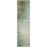 Addison Chantille ACN2041 Abstract Machine Made Transitional Aloe Rug