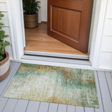 Addison Chantille ACN2041 Abstract Machine Made Transitional Aloe Rug