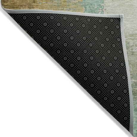 Addison Chantille ACN2041 Abstract Machine Made Transitional Aloe Rug