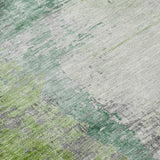 Addison Chantille ACN2041 Abstract Machine Made Transitional Green Rug