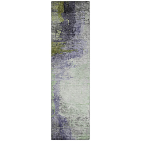 Addison Chantille ACN2041 Abstract Machine Made Transitional Plum Rug
