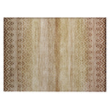 Addison Chantille ACN2042 Geometric Machine Made Transitional Beige Rug