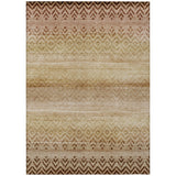 Addison Chantille ACN2042 Geometric Machine Made Transitional Beige Rug