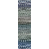 Addison Chantille ACN2042 Geometric Machine Made Transitional Blue Rug