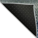 Addison Chantille ACN2042 Geometric Machine Made Transitional Blue Rug
