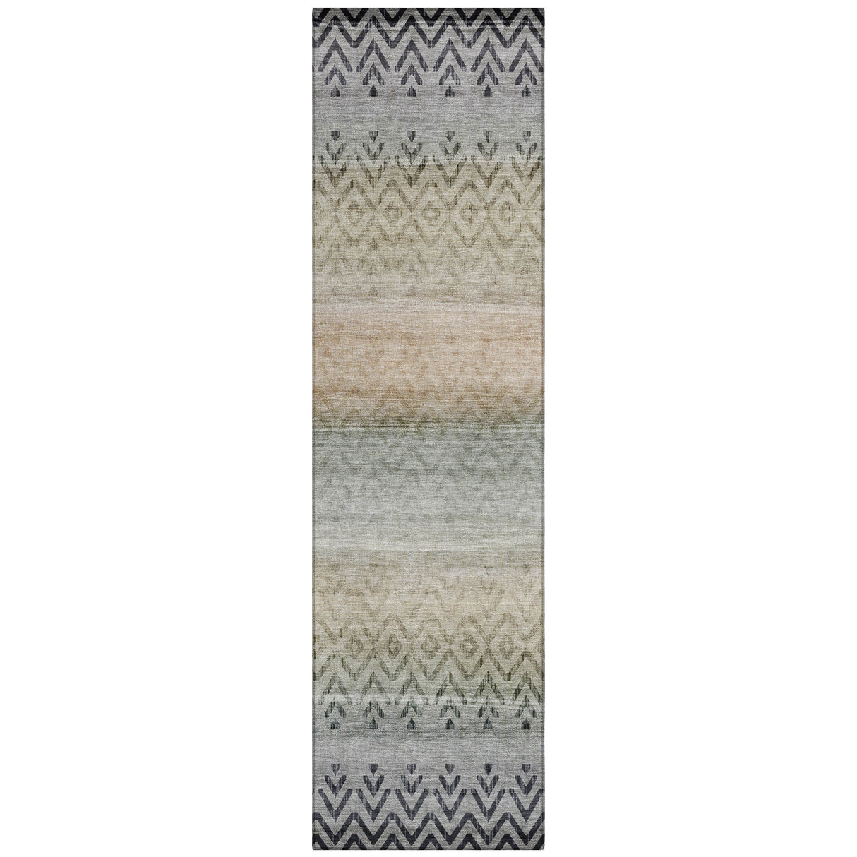 Addison Chantille ACN2042 Geometric Machine Made Transitional Gray Rug