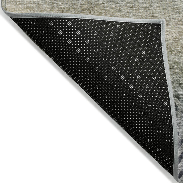Addison Chantille ACN2042 Geometric Machine Made Transitional Gray Rug