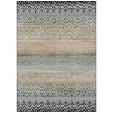 Addison Chantille ACN2042 Geometric Machine Made Transitional Gray Rug