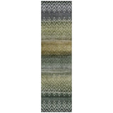 Addison Chantille ACN2042 Geometric Machine Made Transitional Green Rug