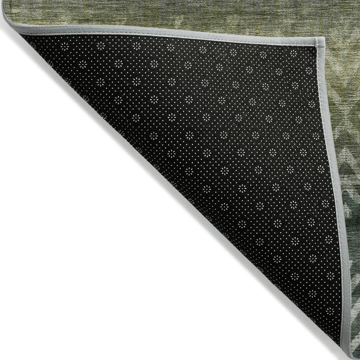 Addison Chantille ACN2042 Geometric Machine Made Transitional Green Rug