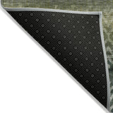 Addison Chantille ACN2042 Geometric Machine Made Transitional Green Rug