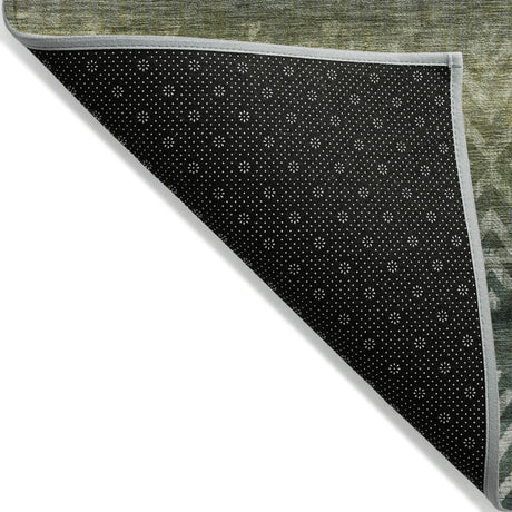 Addison Chantille ACN2042 Geometric Machine Made Transitional Green Rug