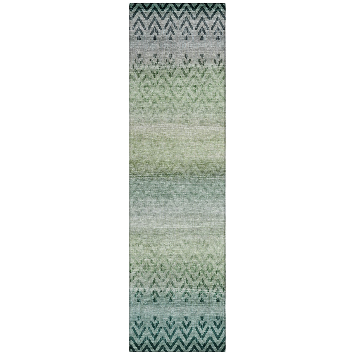 Addison Chantille ACN2042 Geometric Machine Made Transitional Teal Rug