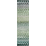 Addison Chantille ACN2042 Geometric Machine Made Transitional Teal Rug