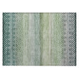 Addison Chantille ACN2042 Geometric Machine Made Transitional Teal Rug
