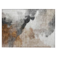 Addison Chantille ACN2043 Abstract Machine Made Transitional Paprika Rug