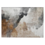 Addison Chantille ACN2043 Abstract Machine Made Transitional Paprika Rug