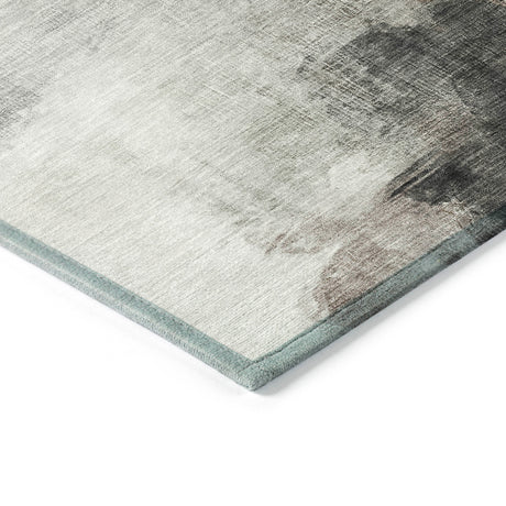 Addison Chantille ACN2043 Abstract Machine Made Transitional Paprika Rug