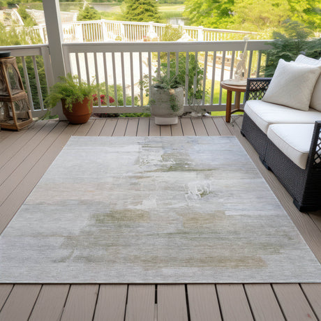 Addison Chantille ACN2044 Abstract Machine Made Transitional Linen Rug