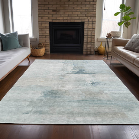 Addison Chantille ACN2044 Abstract Machine Made Transitional Sky Rug