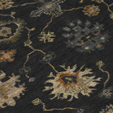 Addison Chantille ACN2045 Global Machine Made Traditional Black Rug