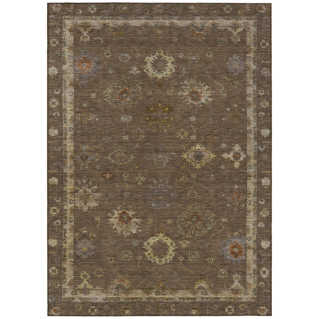 Addison Chantille ACN2045 Global Machine Made Traditional Chocolate Rug