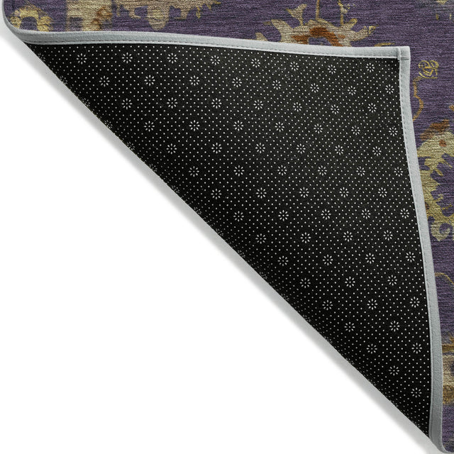 Addison Chantille ACN2045 Global Machine Made Traditional Eggplant Rug