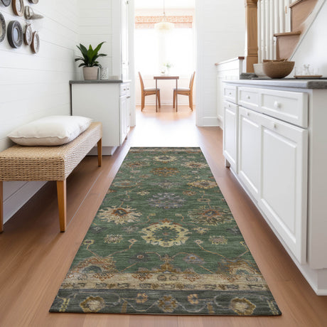 Addison Chantille ACN2045 Global Machine Made Traditional Fern Rug