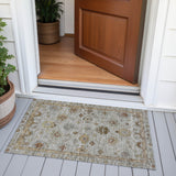 Addison Chantille ACN2045 Global Machine Made Traditional Taupe Rug