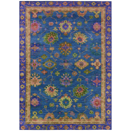 Addison Chantille ACN2046 Global Machine Made Traditional Blue Rug