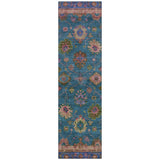 Addison Chantille ACN2046 Global Machine Made Traditional Teal Rug