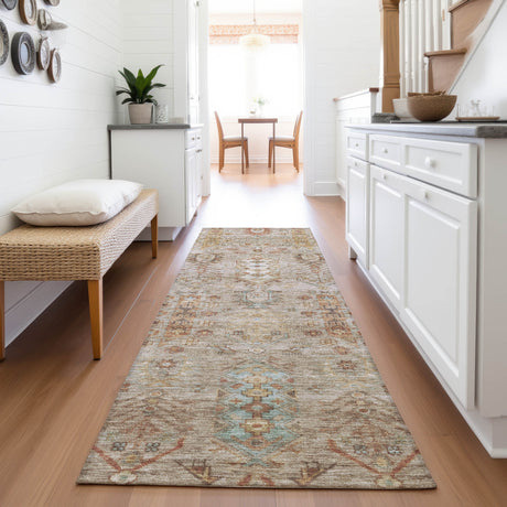 Addison Chantille ACN2047 Global Machine Made Traditional Beige Rug