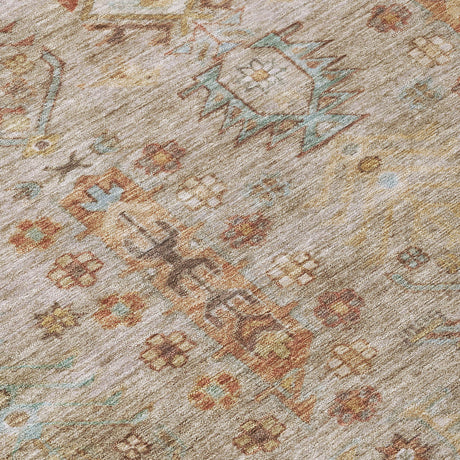 Addison Chantille ACN2047 Global Machine Made Traditional Beige Rug