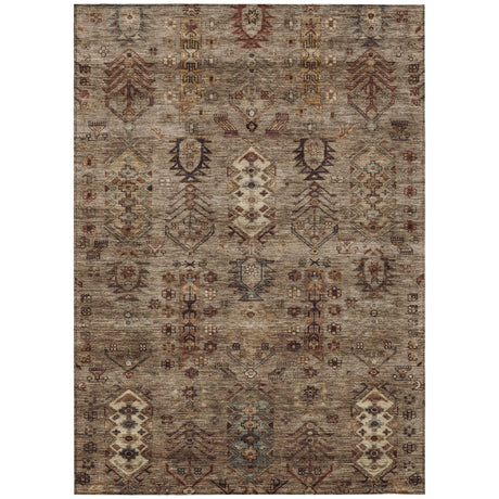 Addison Chantille ACN2047 Global Machine Made Traditional Brown Rug