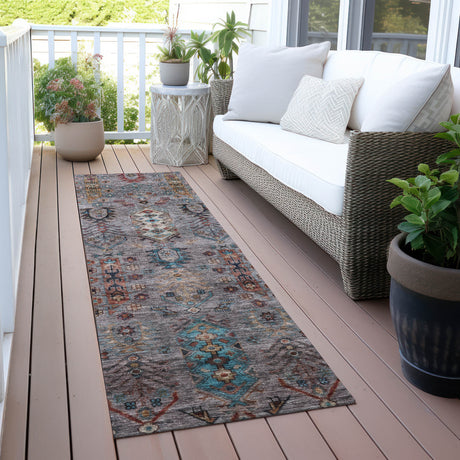 Addison Chantille ACN2047 Global Machine Made Traditional Gray Rug