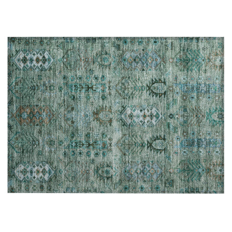 Addison Chantille ACN2047 Global Machine Made Traditional Green Rug