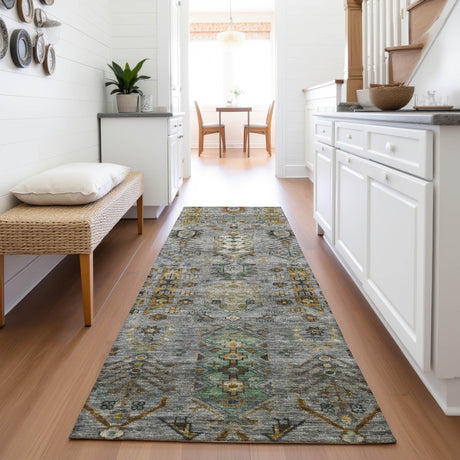 Addison Chantille ACN2047 Global Machine Made Traditional Pewter Rug