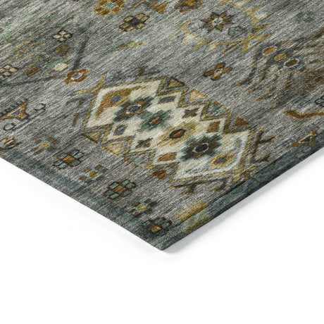Addison Chantille ACN2047 Global Machine Made Traditional Pewter Rug